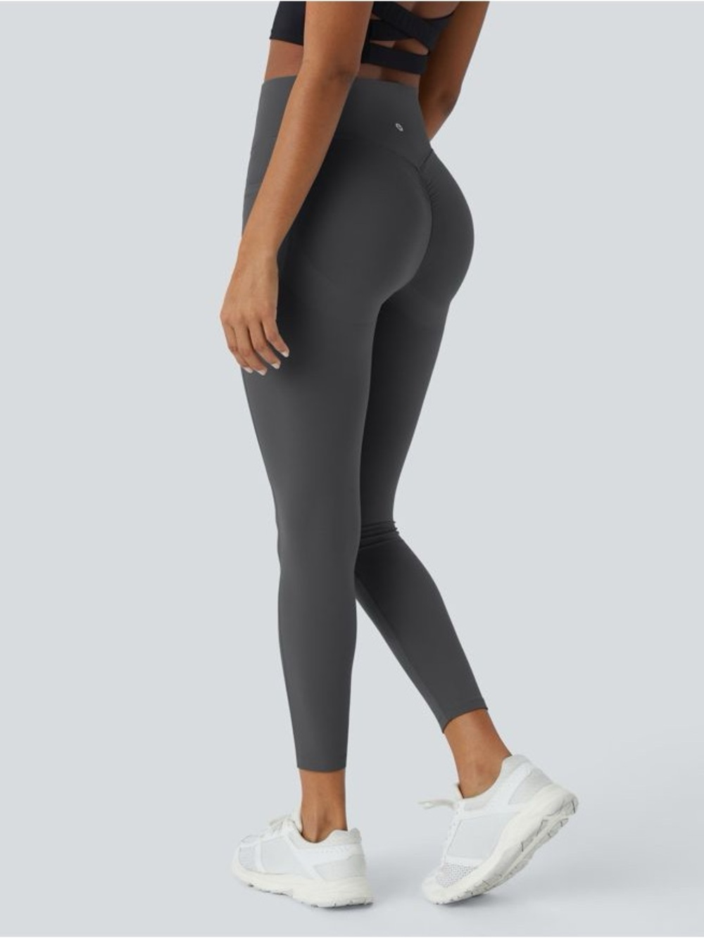 Halara UltraSculpt™ High Butt Lifting Tummy Control Leggings 7/8 Gray XL